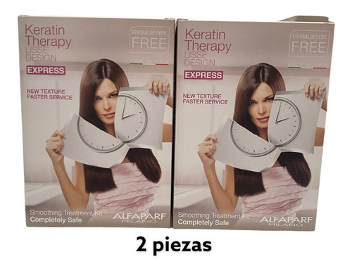 Alfaparf Lisse Design Keratin Therapy Express Pack De 2