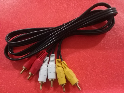Cable Audio Y Video 3 Rca Macho 5m