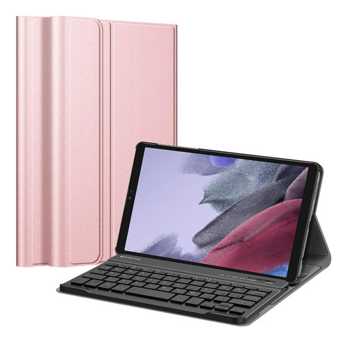 Funda Teclado Fintie Galaxy Tab A7 Lite 8.7 2021 Rosa Gold