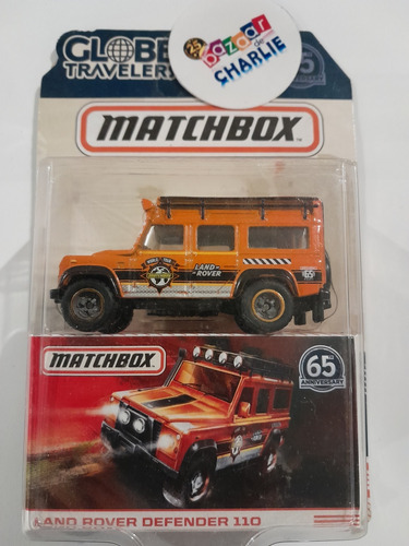 Matchbox | Globe Travelers | Land Rover Defender 110 (gomas)