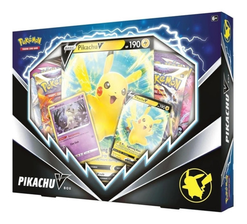 Pokemon Caja Pikachu V + Sobres + Carta Gigante Original
