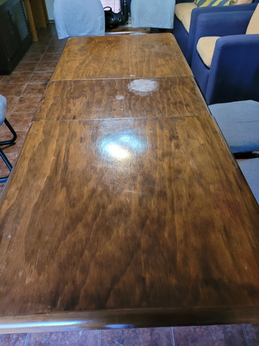 Mesa De Comedor En Madera Extensible