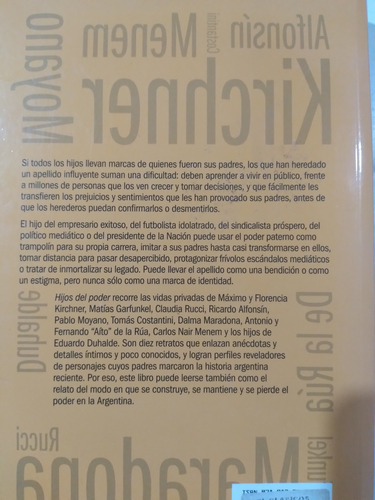 Hijos Del Poder: Adriana Balaguer (Usado)