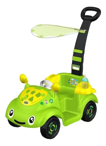 Carro Montable Mini Movil Con Techo Mytoy 5205 Color Verde claro