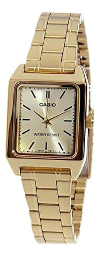 Reloj Casio Ltpv007g-9e Mujer Dorado Somos Tienda 