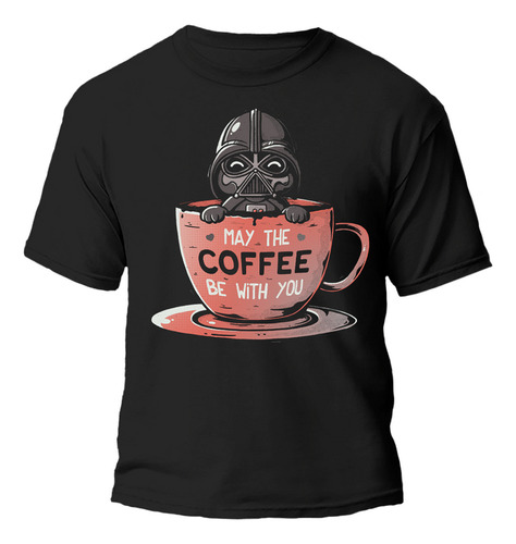 Remera Darth Coffe Diseño Exclusivo 100% Algodon