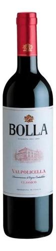 Vinho Italiano Tinto Valpolicella Bolla Clássico Doc 750ml