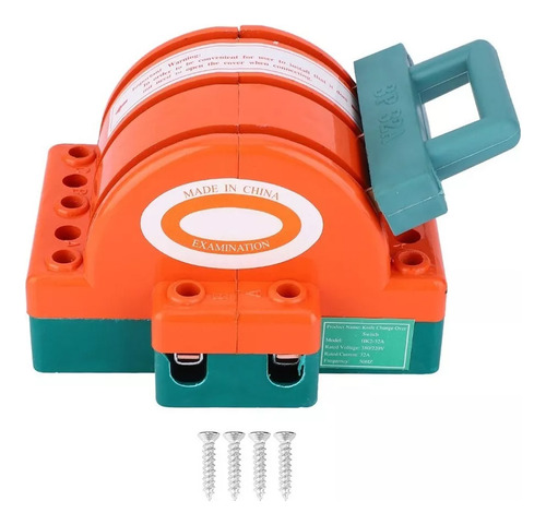 Switch Disconnection Cuchilla Doble Tiro 3p 32a