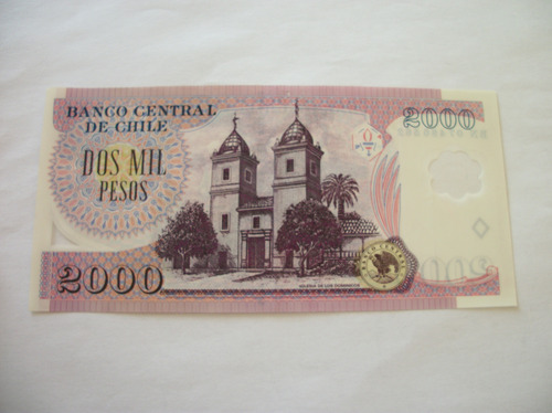 Billete 2.000 Pesos Chile Año 2007 (rg)