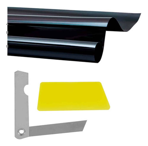 4 Film Polarizado 3mx50cm V:40% Ir:15% Uv:99% L-black