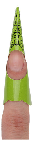 Guía De Formularios De Extensión De Uñas, 100 Unidades