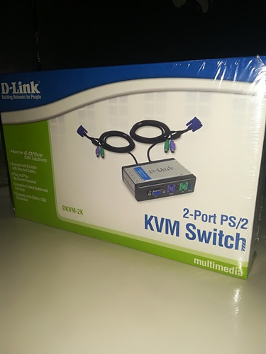 Imagen 1 de 6 de Switch D-link 2port Ps/2 Nuevo