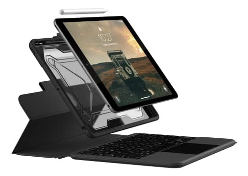 Funda Con Teclado Urban Armor Gear / Para iPad 10.2 /black