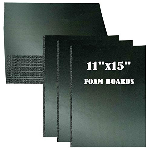 15pack Foam Core Board, 11x15 Black Foam Board, 3...