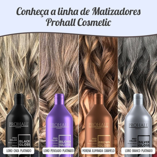 Prohall Mascara Matizadora Morena Iluminada Caramelo 500g