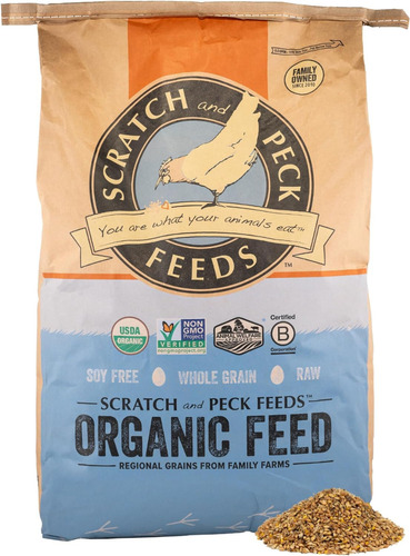 Scratch And Peck Feeds - Alimento Orgánico Para Pollos 50lb