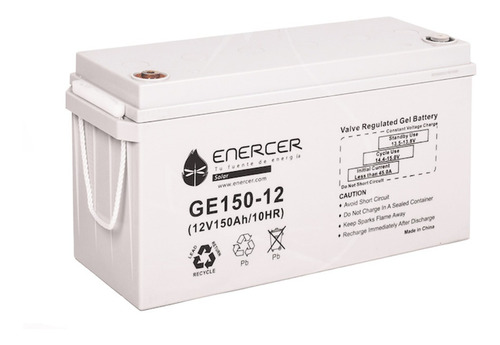 Imagen 2 de 2 de Bateria Solar 150ah 12v Gel Ciclo Profundo Sistemas Solares