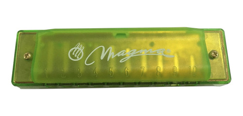 Armonica Verde En C (do) Con Estuche Magma H1006g