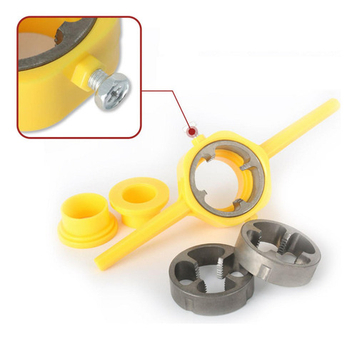 Juego De Herramientas Para Roscar Tuberías Extractor 4in