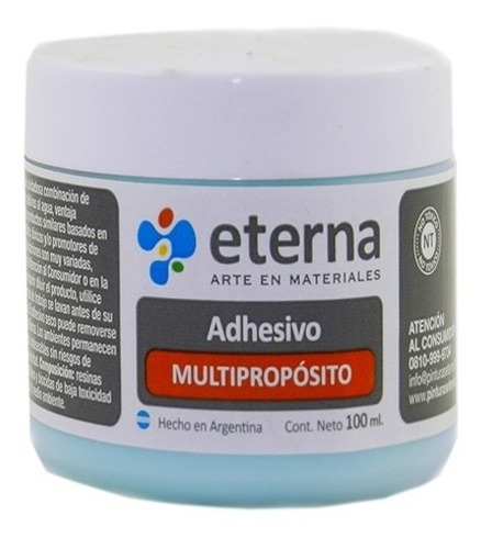 Adhesivo Eterna Multiproposito X 100 Ml.