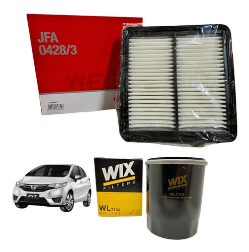 Kit Service Filtros De Aceite Y Aire Honda Fit 1.5 1.4 City