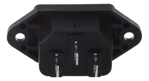 ` Enchufe Macho Iec 320 C14 De 3 Pines For Panel Pcb, Toma