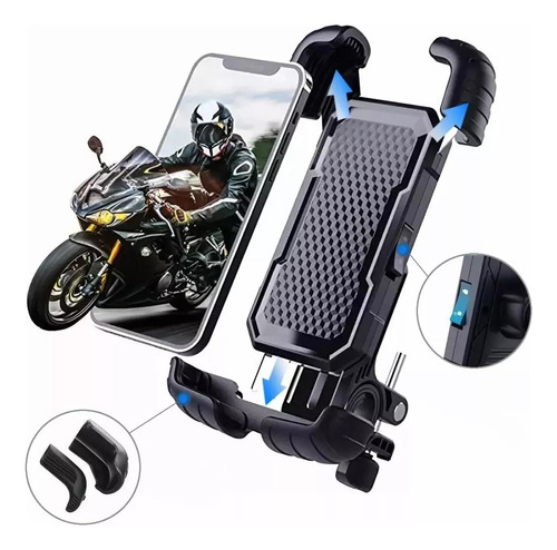 Soporte Para Celular Moto/bicicleta, Base Porta Teléfono360°