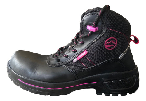 Botas Pro Cliff Protection Negro Con Tonos Rosados Con/casco