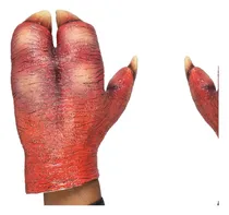 Comprar Garras De Diablo, Accesorio Pra Disfraz De Diablo, Devil Hoof Ghoulish Productions, Manos De Diablo, Halloween