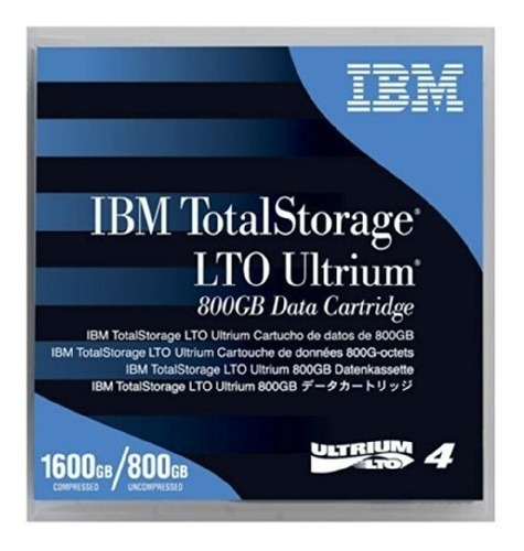 Imagen 1 de 1 de Ibm Refurbish Lto 4 Ultrium Data Tape (800gb 1.6tb)