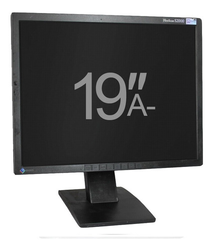 Monitor LCD de 19 graus A - Usado. Marcas diversas