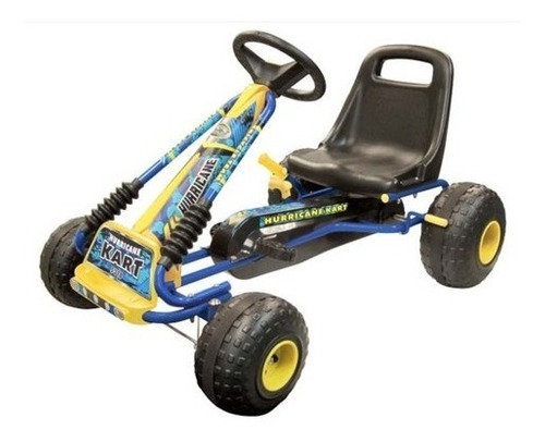 Carrito Pedales Hurricane Kart Mod. Mytoy My-5310 Color Azul