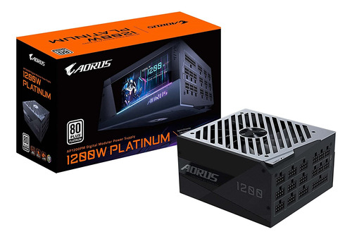 Fuente Gigabyte Aorus P1200w 80+platinum Modular Lcd Monitor