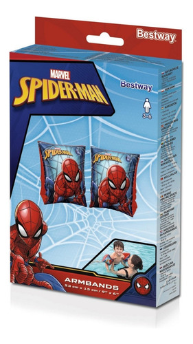 Salvavidas Flotador Flotis Brazo Spider-man Inflable Bestway