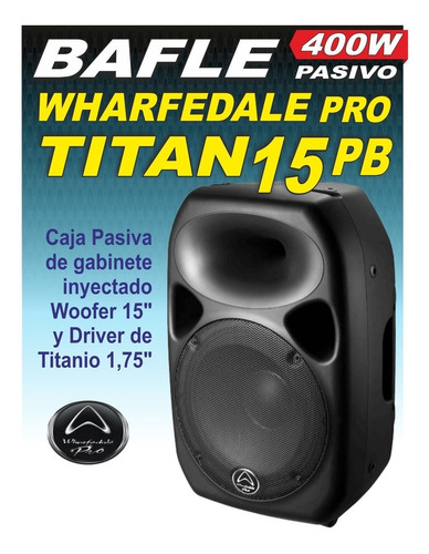 Wharfedale Pro Titan15-pb Par De Bafles 400w