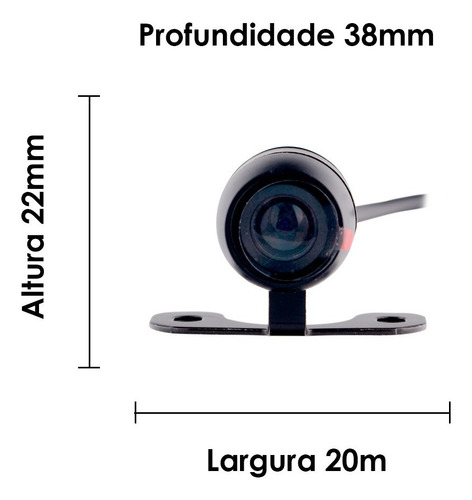 Imagem 8 de 9 de Kit Espelho Retrovisor Monitor Com Câmera De Ré Tela Lcd 4,3