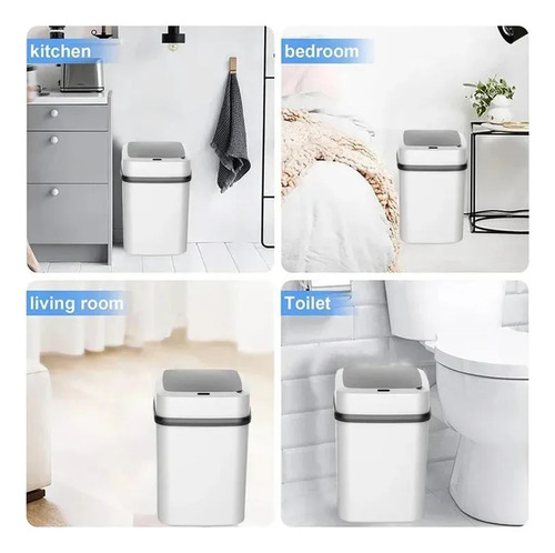 Cubo De Basura Inteligente Con Sensor Automático