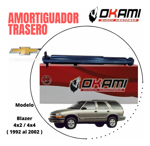 Amortiguadores Traseros Chevrolet Blazer 4x2 4x4 (1992 2002)