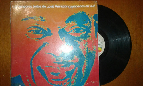 0703 Disco Vinilo Louis Armstrong En Vivo