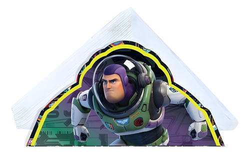 Servilletero Buzz Lightyear (15 Servilletas) - Cotillón Waf