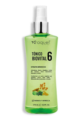 Tonico Facial Biovital 6 Raquel - g a $120