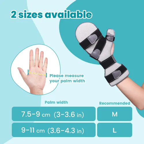 Férula De Mano Para Enderezar Los Dedos Con Soporte De Des.