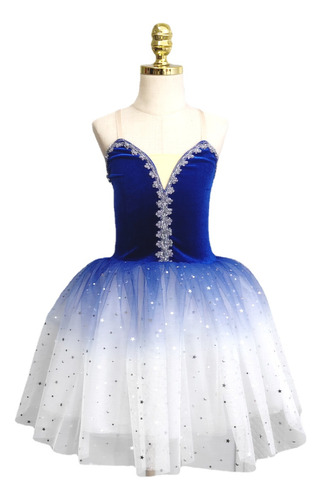 Vestido De Baile De Terciopelo Con Falda Tutú De Ballet Para Niños Little Swan