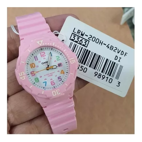 Reloj de Niña Rosado Casio Kids Lrw-200H-4B2Vdf