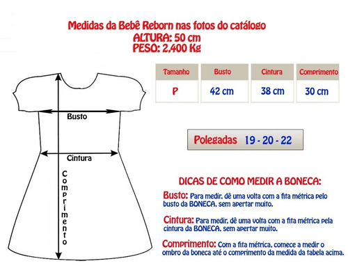 Imagem 2 de 7 de Kit Com 4 Vestidos De Bebê Reborn Katitus Boneca