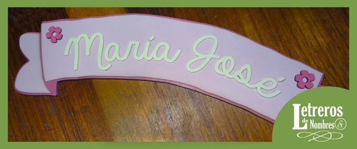 Nombre Y Letras De Madera Corte Láser