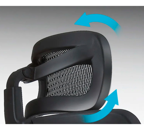 Cadeira Ergonômica Presidente Ergohaustecido Mesh - Branco