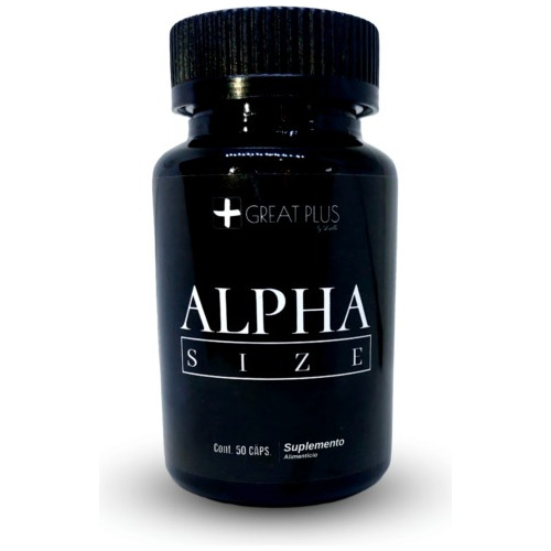 Alpha Size Para Mas Tamaño Y Mas Vigor Del Pene