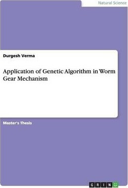 Libro Application Of Genetic Algorithm In Worm Gear Mecha...