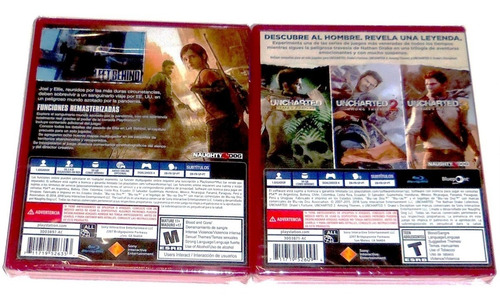 Lote 2 Vj The Last Of Us Y Uncharted Collection Ps4 Sellados (Usado)